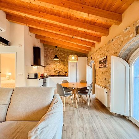 Ganganell Atic Apartamento Con Terraza En Besalú Exteriér fotografie