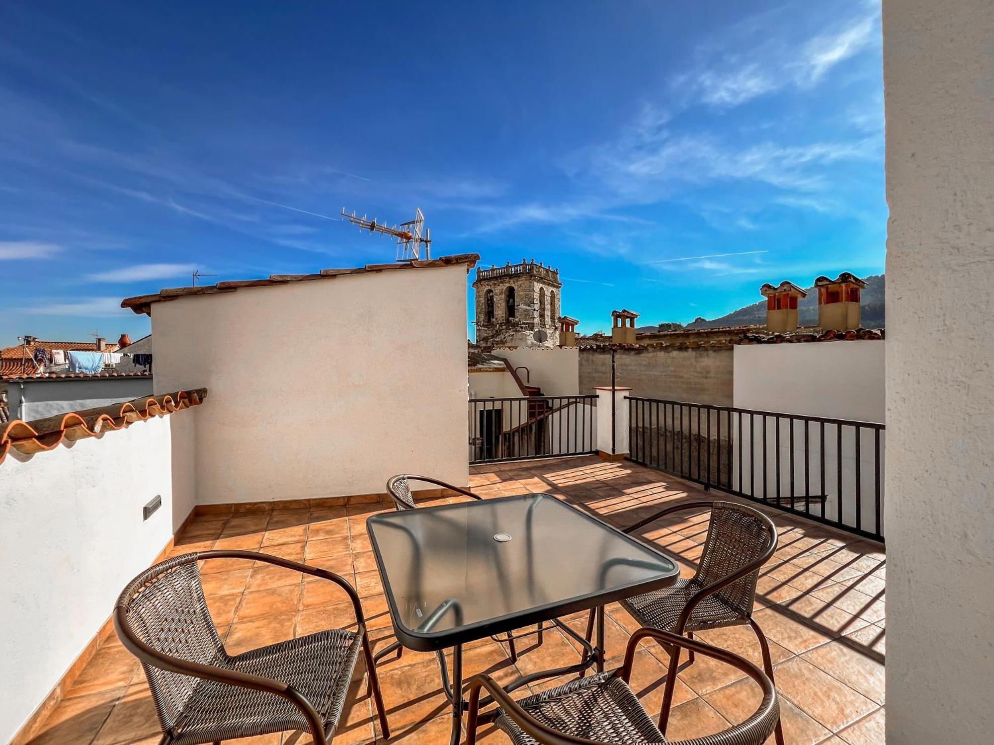 Ganganell Atic Apartamento Con Terraza En Besalú Exteriér fotografie