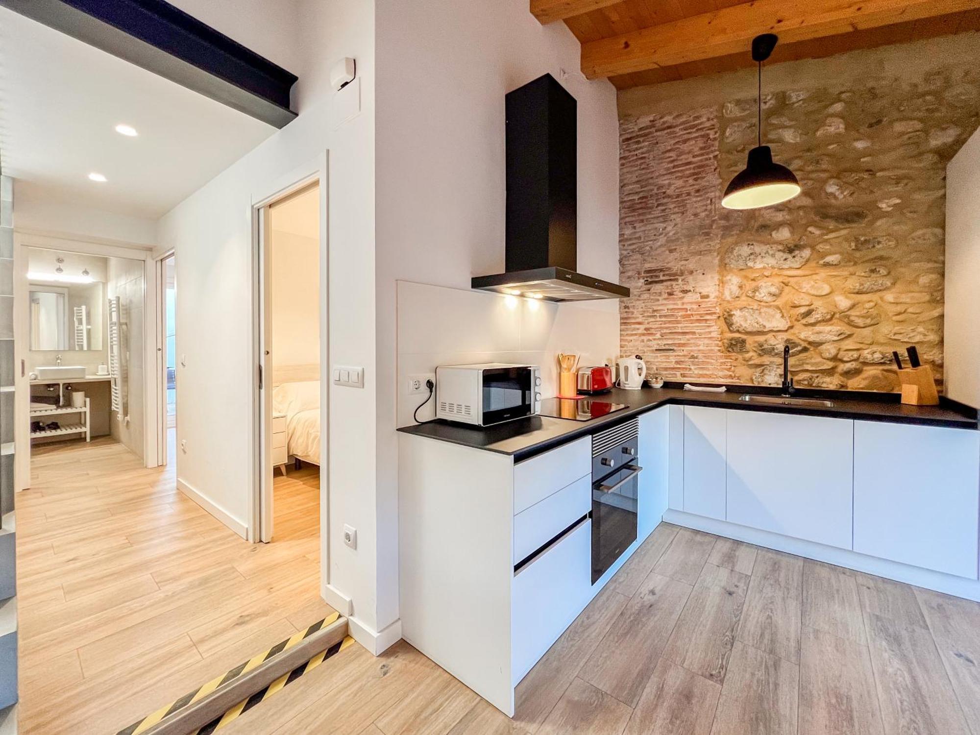 Ganganell Atic Apartamento Con Terraza En Besalú Exteriér fotografie
