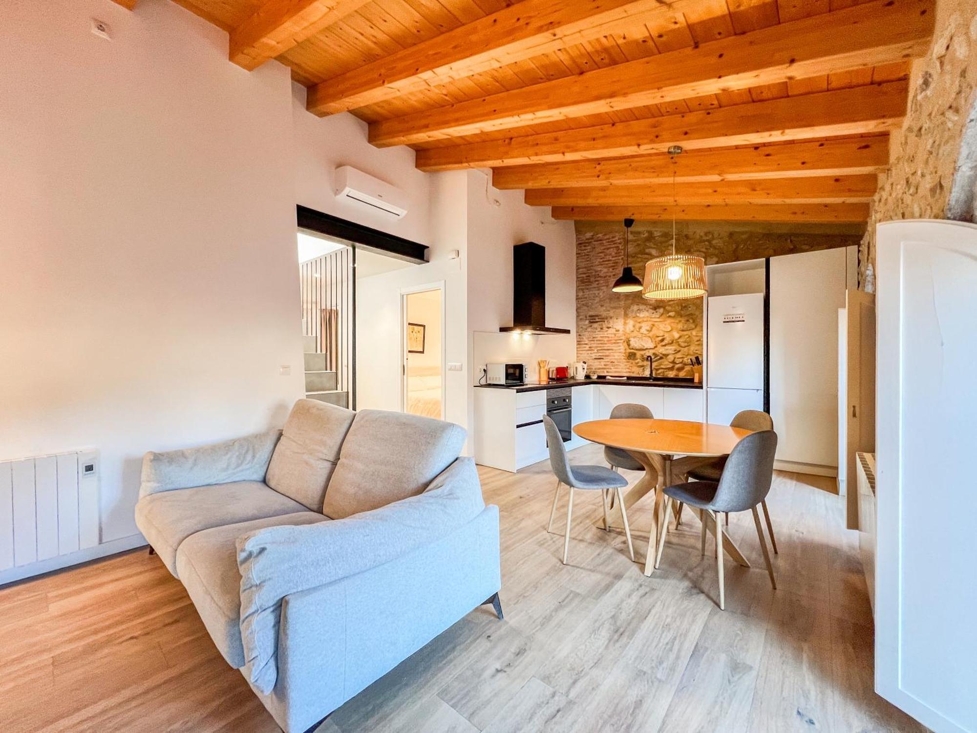 Ganganell Atic Apartamento Con Terraza En Besalú Exteriér fotografie