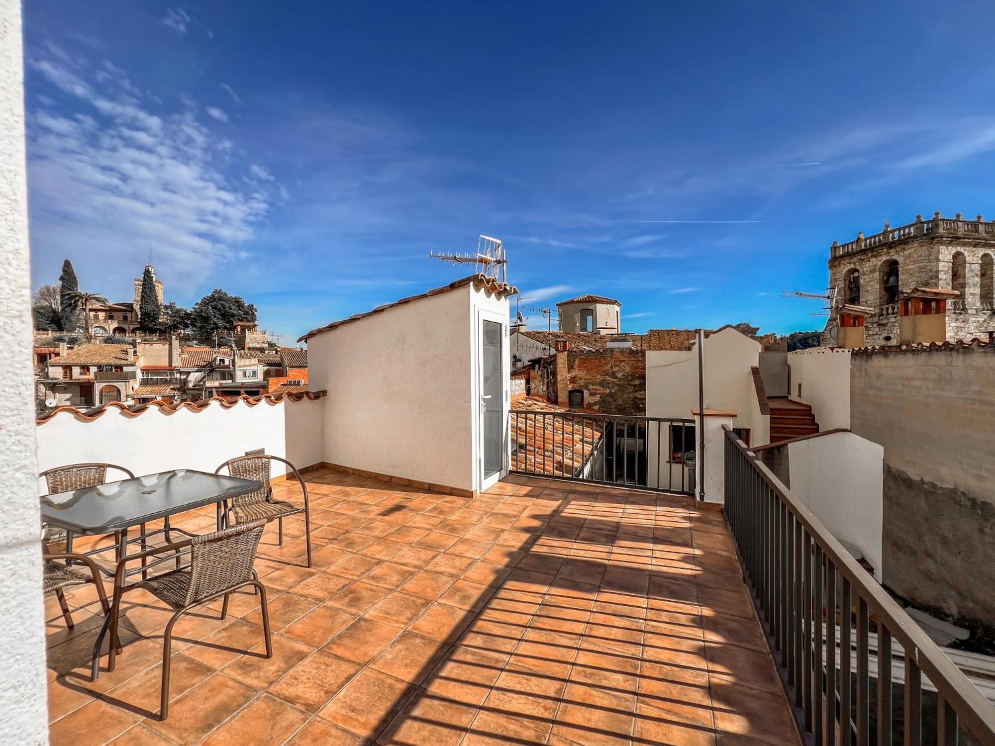 Ganganell Atic Apartamento Con Terraza En Besalú Exteriér fotografie